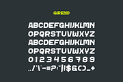 Girend - Condensed Font, a Sans Serif Font by Iqsiart Studio (Thumbnail 3 of 7)