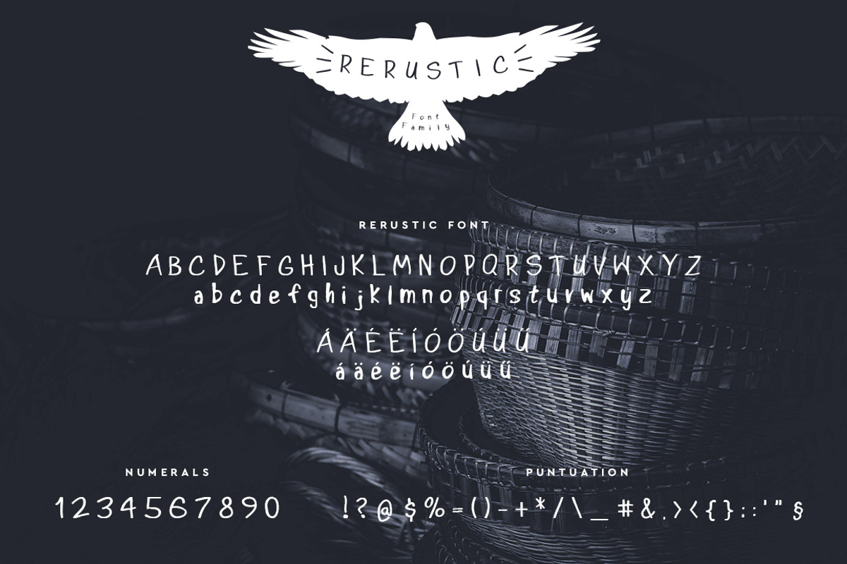 Rerustic Font preview 6