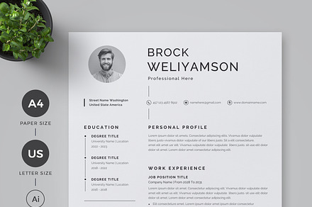 Clean Resume/CV Template