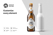 Beer Bottle Mockup, a Packaging Mockup by Mockup Factory (Thumbnail 2 of 3)