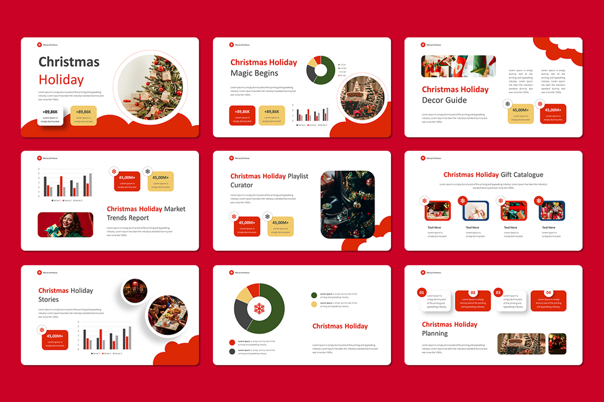 Christmas Holiday - PowerPoint, a Presentation Template by QR Design Studio (Photo 2 of 3)