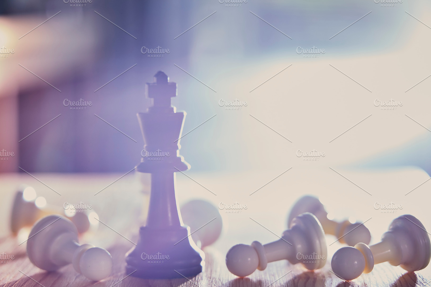 Knight of chess win , Leader success, a Photo by 1981 Rustic studio kan