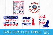 4th of July SVG Cut Files Patriotic, an Illustration by SavanasDesign (Thumbnail 3 of 7)