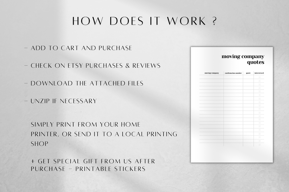 Digital Moving Planner, a Stationery Template by BRANDcontent (Photo 6 of 6)