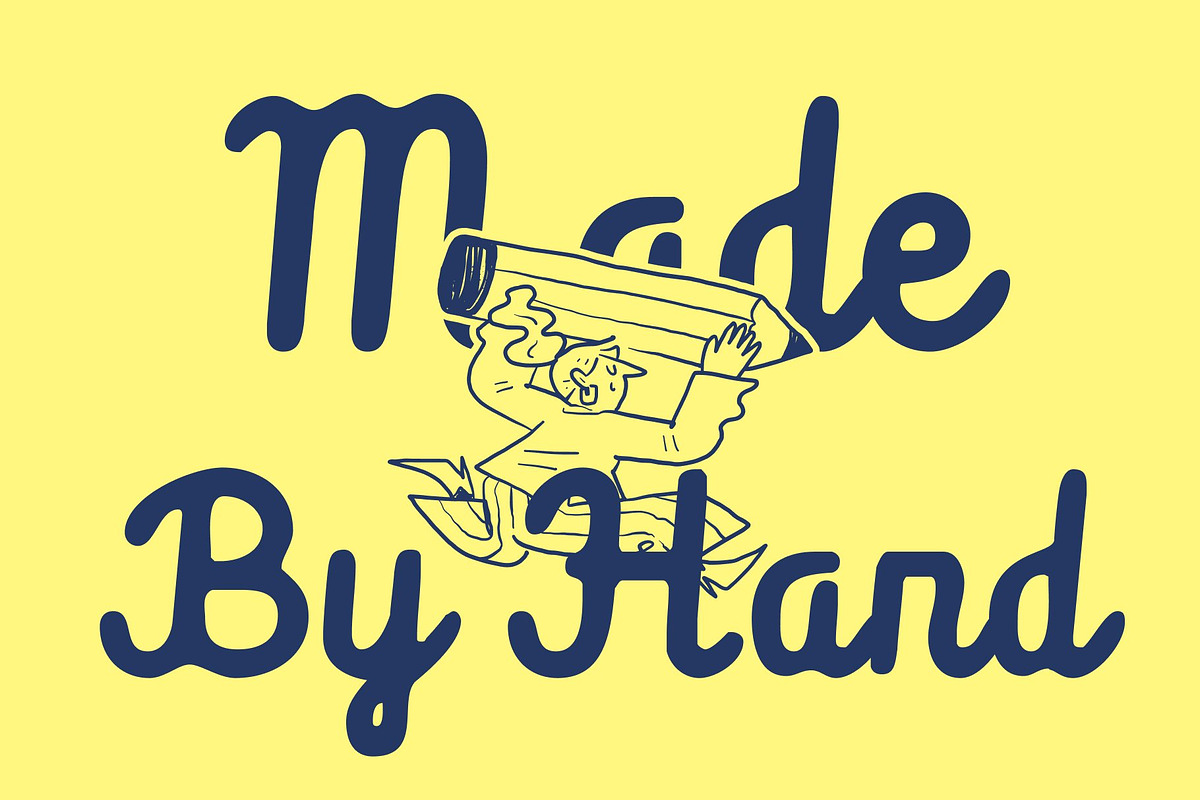 CS Kaylie Drawn, a Script Font by Craft Supply Co. (Photo 2 of 8)