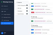 Gowaget Whatsapp Gateway Client, a HTML Template by TheFastest (Thumbnail 5 of 6)