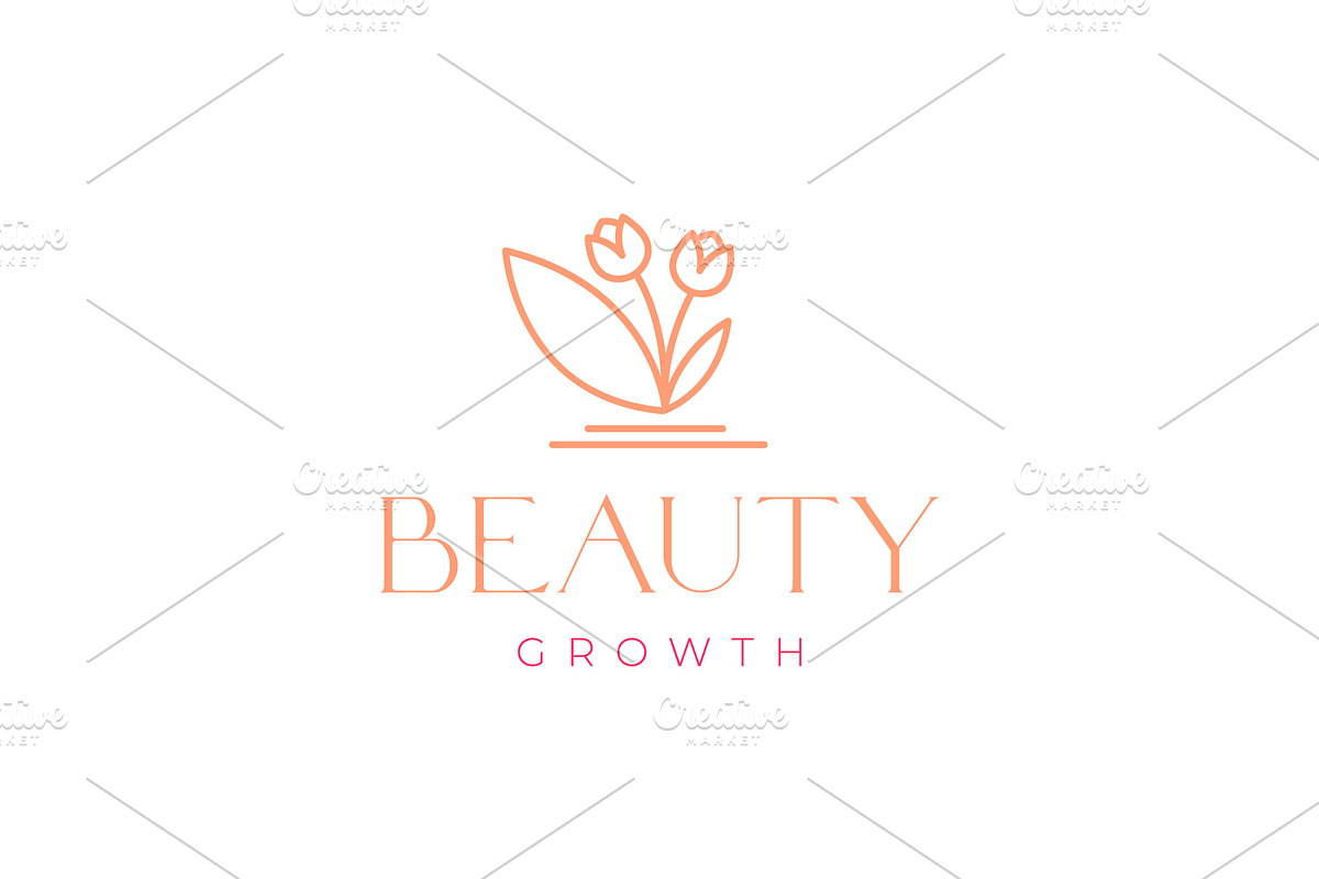 plant flower beauty feminine  logo, a Branding & Logo Template by devastd