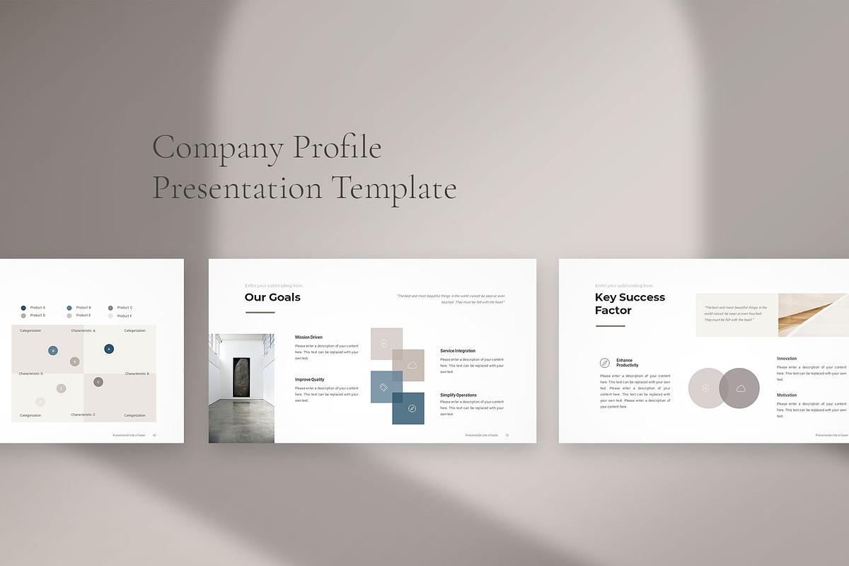 Company Profile PowerPoint Template, a Presentation Template by CreativityForest (Photo 2 of 14)