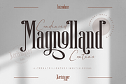 Magnolland, a Serif Font by kerismaker (Thumbnail 1 of 12)