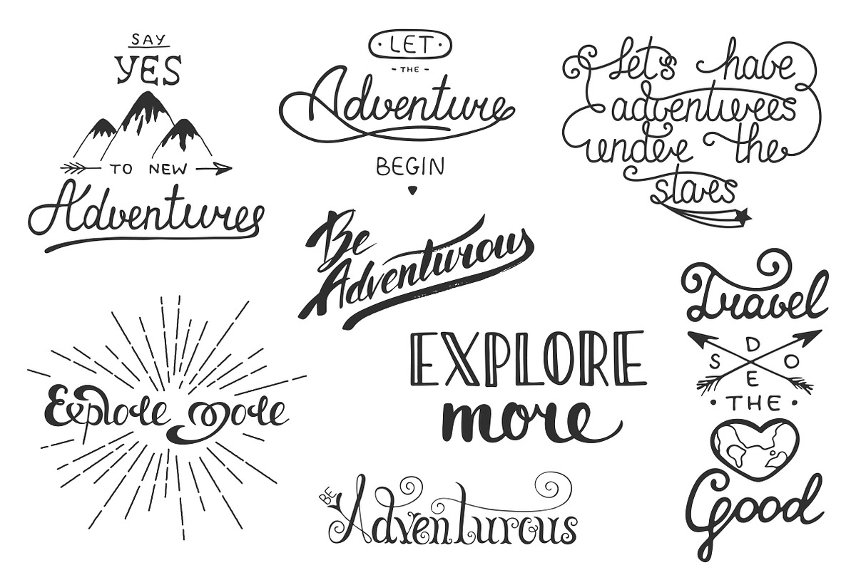 Adventure quotes and doodles, an Illustration by Akimo Mia (Photo 2 of 15)