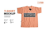 T-Shirt Mockup Set, a Shirt Mockup by GraphicsPixel (Thumbnail 2 of 9)