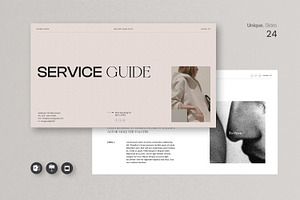 Service Guide Presentation Template