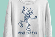 Skeleton T-Shirt Design, an Object Graphic by Ahluva Studio (Thumbnail 7 of 7)