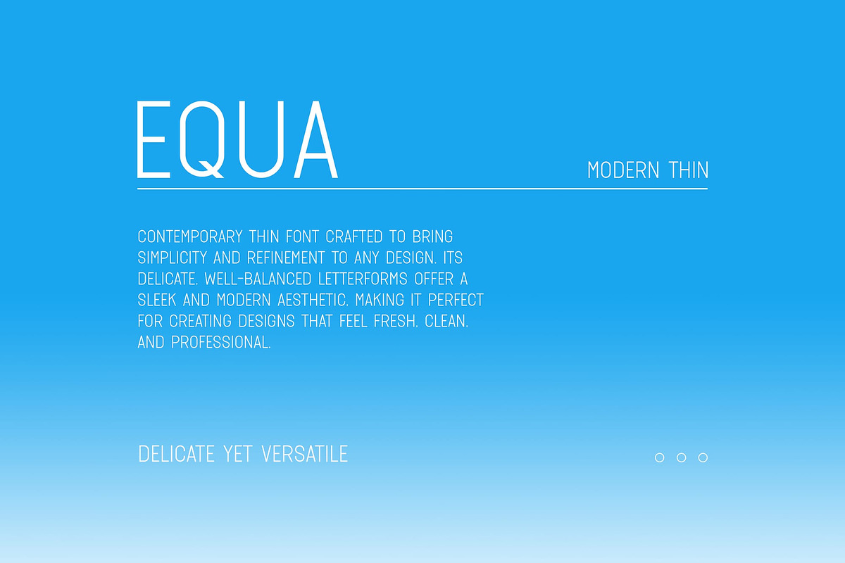 Equa, a Sans Serif Font by Lemockup (Photo 9 of 11)