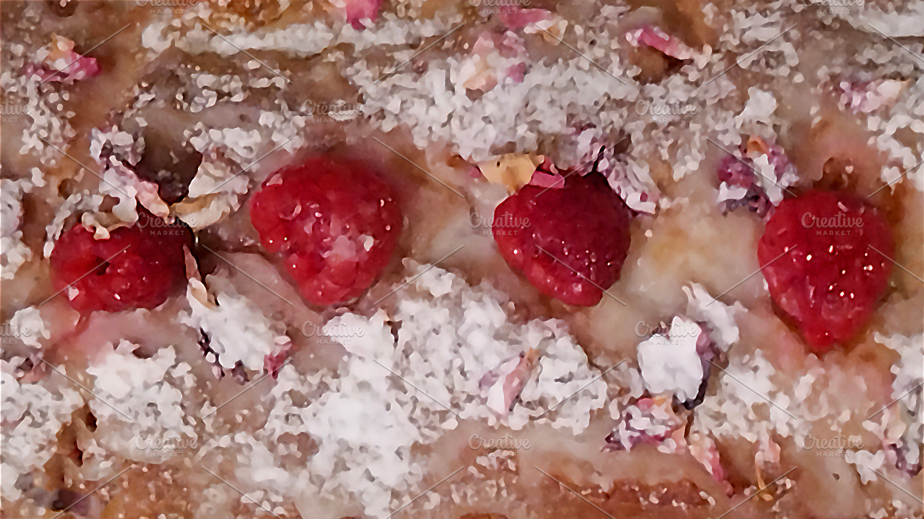 Cake with a golden-brown crust closeup shot, a Food & Drink Photo by DanFLCreativo