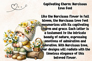 Narcissus Love - Handwritting, a Handwritten Font by Charmingbear59.design (Thumbnail 3 of 5)