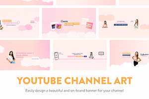 Youtube Branding Templates Pack