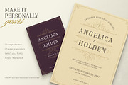 Vintage Wedding Suite Canva Template, an Invitation Template by Vasya Kobelev (Thumbnail 4 of 10)