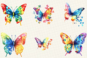 Autism Butterfly Clipart, an Illustration by OK Design (Thumbnail 4 of 5)
