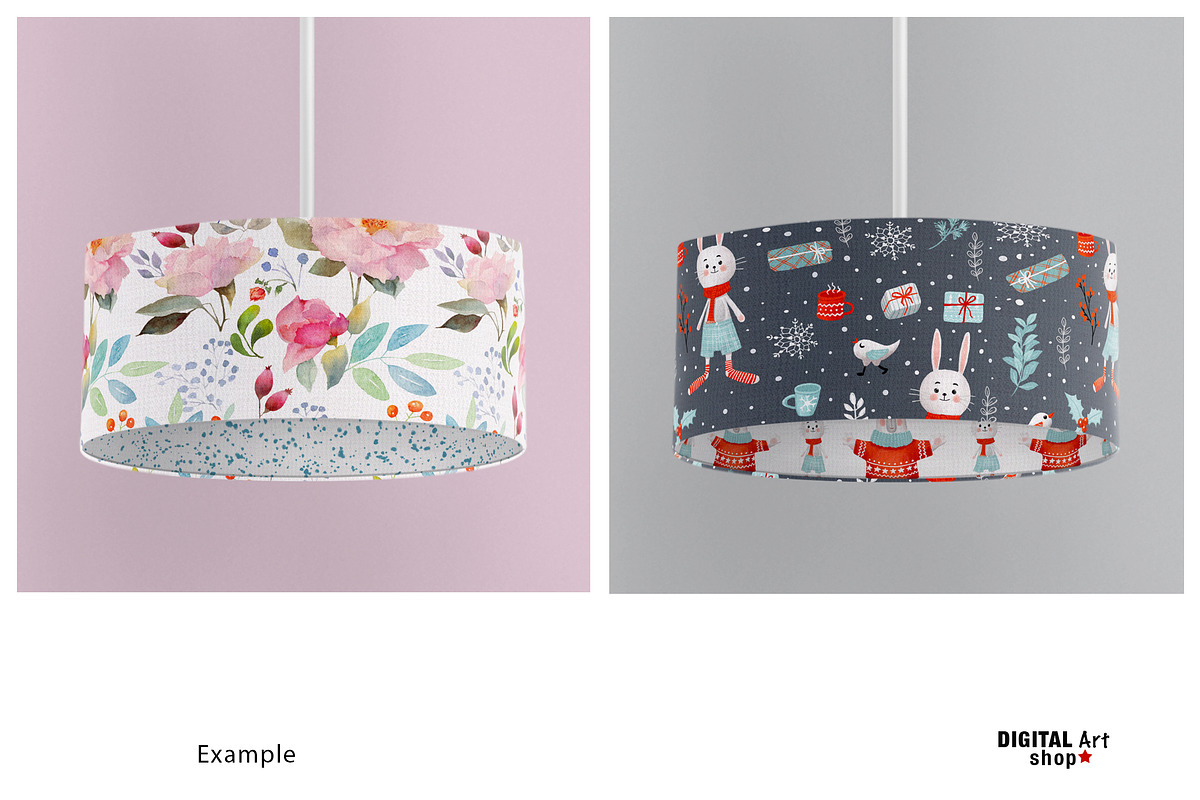 Drum Lampshade MockUp +inner surface, a Product Mockup by Mockup Up! (Photo 5 of 5)