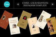 LYANA - Calm Aesthetic IG CANVA, a Social Media Template by Elokka Std. (Thumbnail 7 of 9)