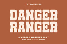 Danger Ranger Font -Modern Western