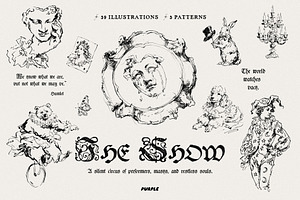 The Show: Vintage Illustrations, an Object Illustration by Purple