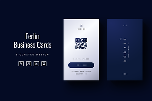 Ferlin - Vertical Business Cards