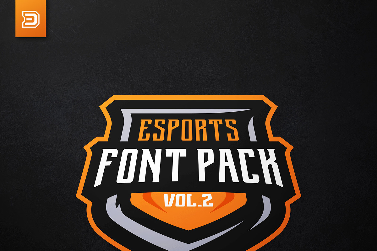 Esports Font Pack Vol 2 | DaseDesign, a Font by backinthedase (Photo 1 of 7)