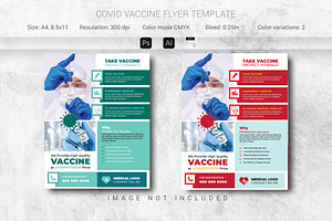 Covid Vaccine Flyer (Editable)