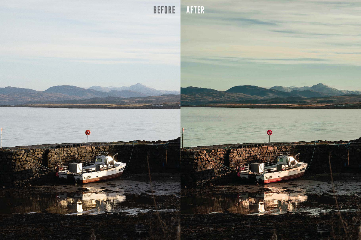 Golden Sunset Lightroom Preset, a Templates & Theme by Bryan Siu (Photo 3 of 5)