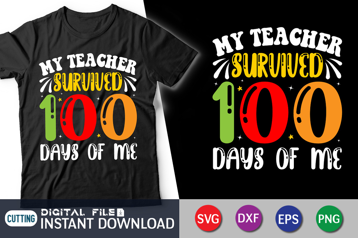 100 Days of School SVG Bundle, an Object Graphic by FunnySVGCrafts (Photo 3 of 11)