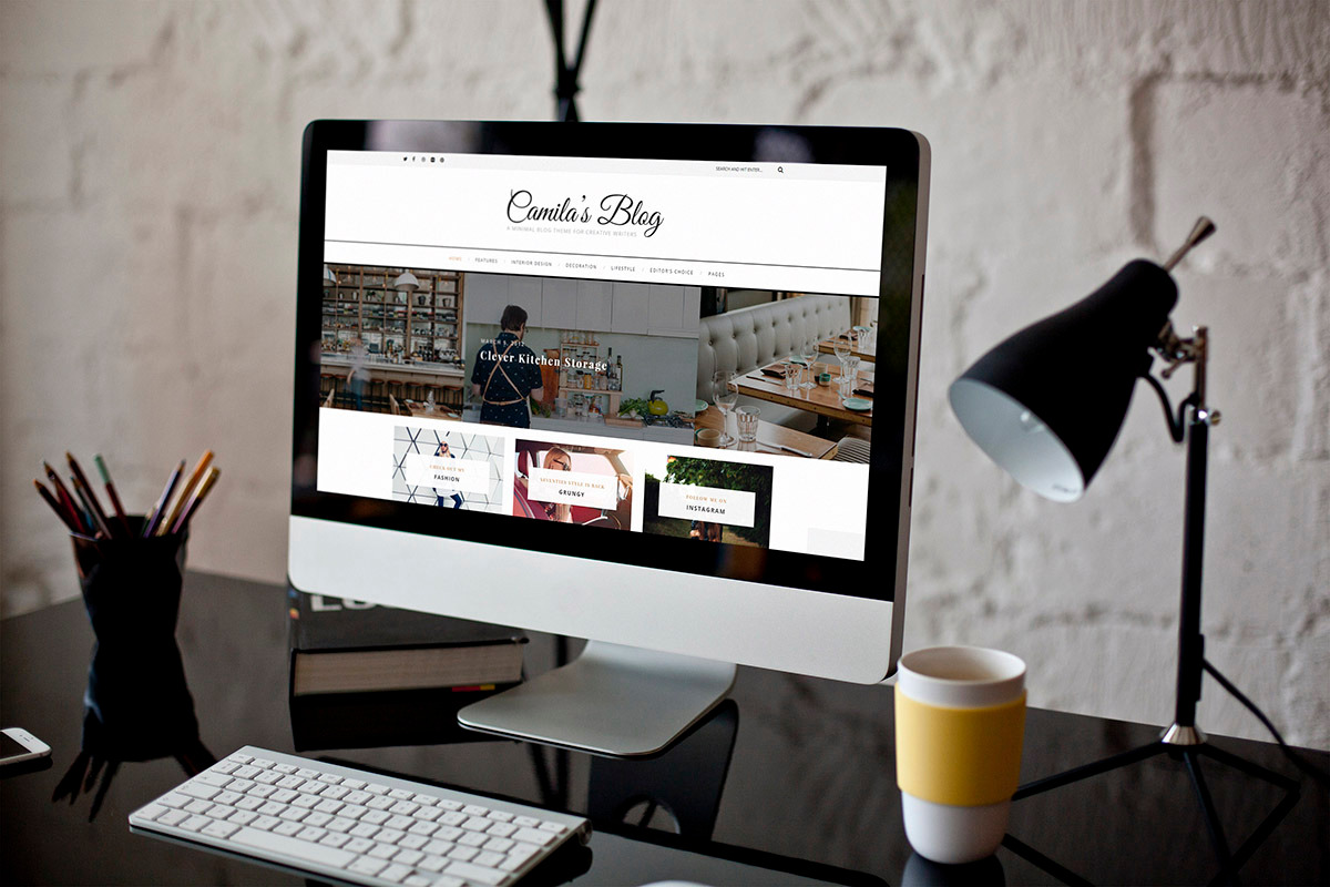 Camila - WordPress Blog Theme, a WordPress Template by PremiumCoding (Photo 2 of 6)