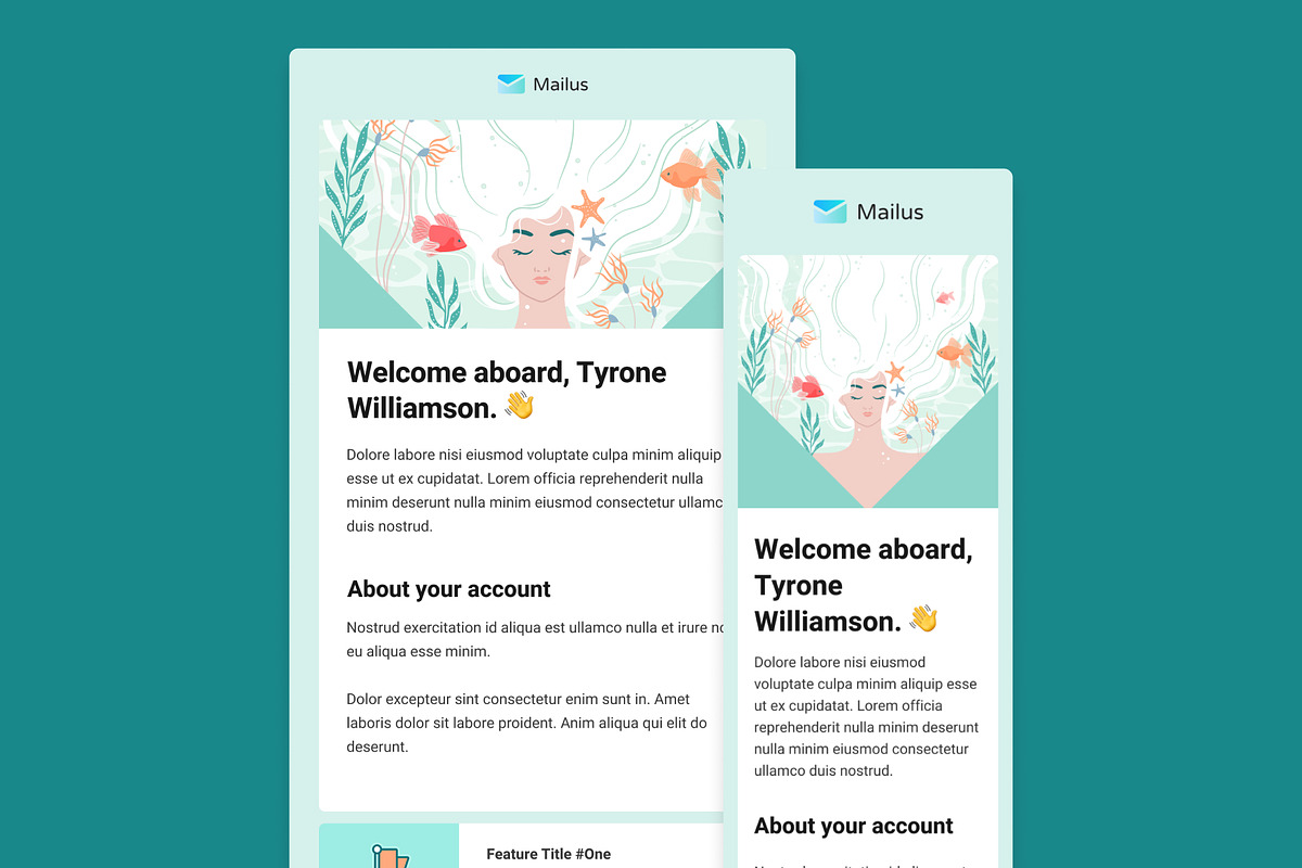 Email Templates (Profile and Welcome, an Email Template by Middltone (Photo 3 of 3)