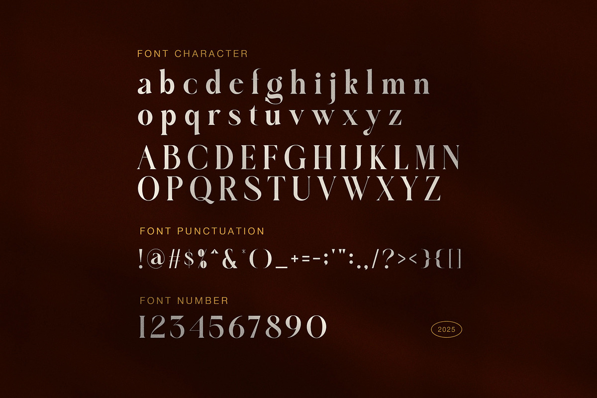 Halinka – Elegant Modern Serif Font, a Serif Font by Graphicxell (Photo 7 of 8)