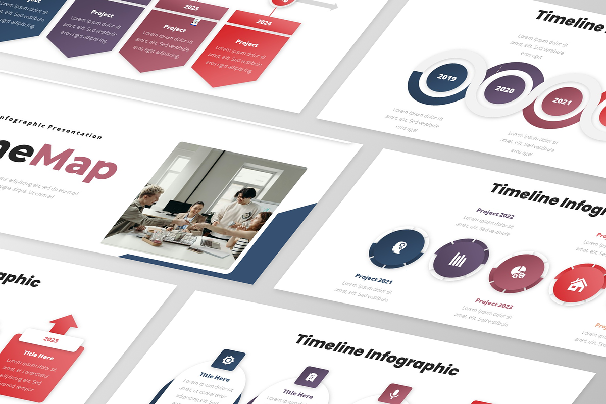 TimeMap - Timeline Infographic, a Presentation Template by GraphauseProject (Photo 3 of 6)