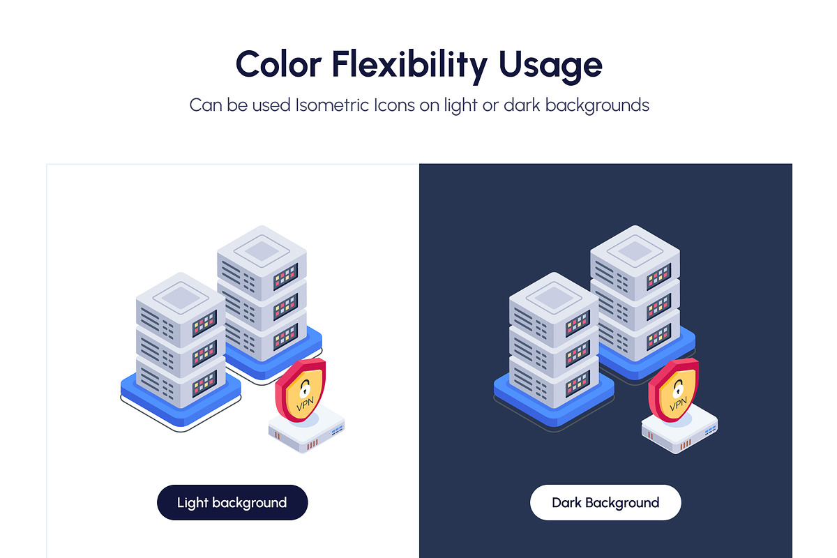 Data Center Isometric Icons, an Emoji Icon by Vectors Market (Photo 3 of 9)