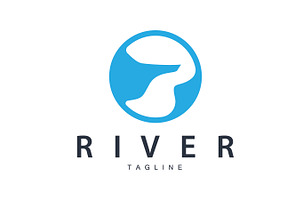 River Logo Vector River Bank, a Branding & Logo Template by Maylianaw28