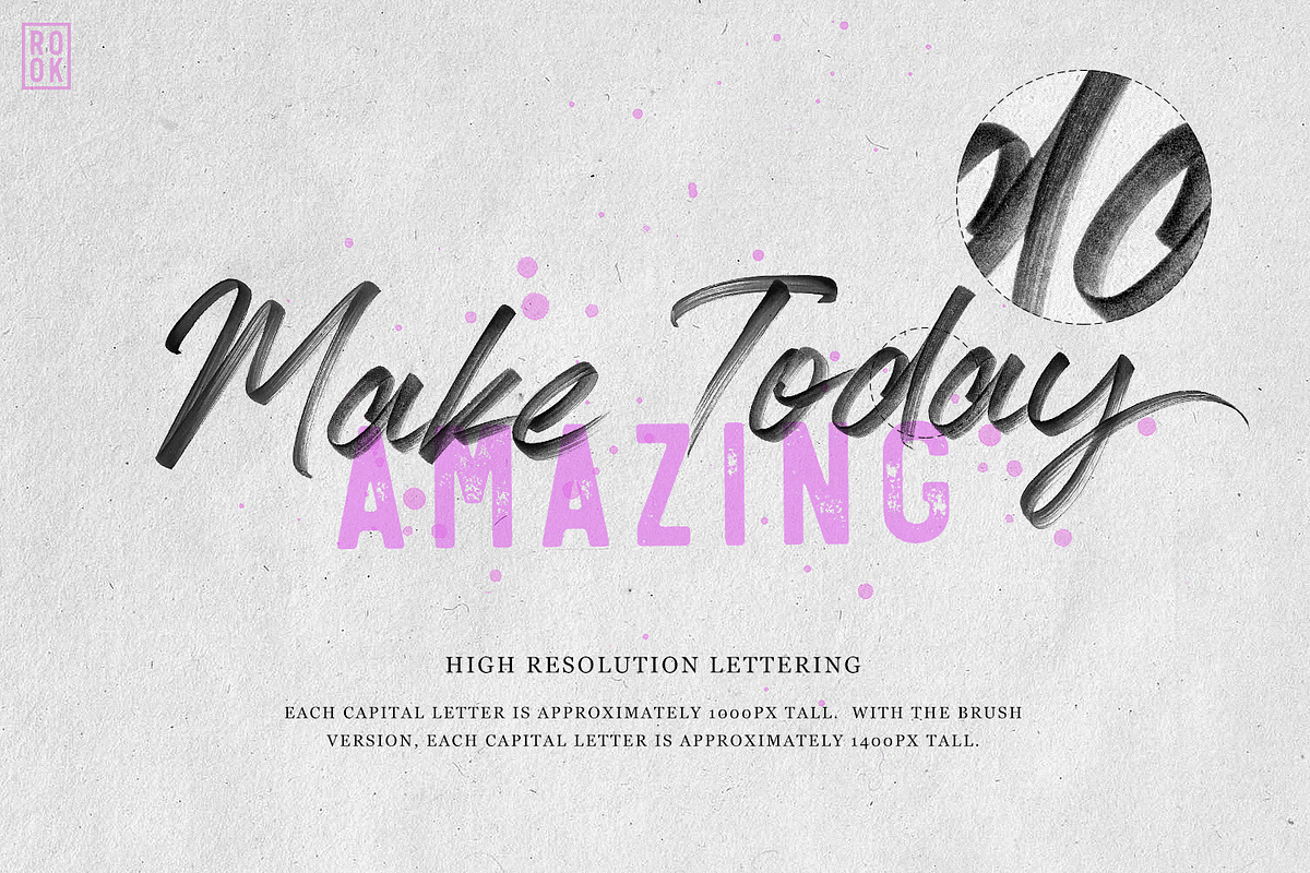 Almonte - OpenType SVG Font preview 5