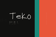 Teko — Marker-Style Display Font, a Handwritten Font by Lettra Studio (Thumbnail 11 of 11)