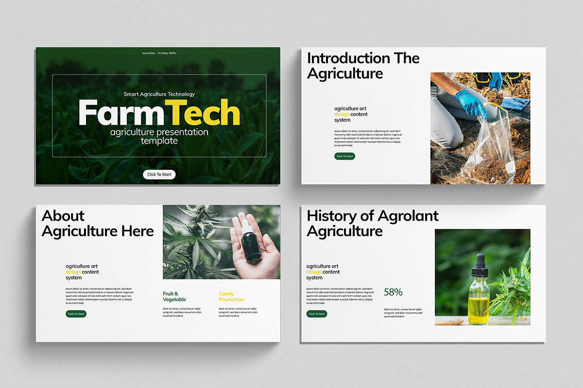 Agriculture Presentation Template, a Presentation Template by E-Type (Photo 2 of 5)