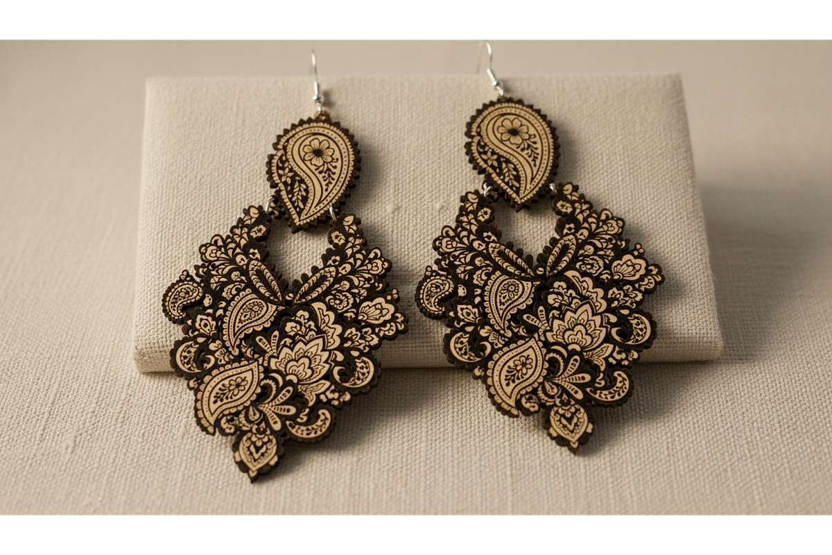 Garden Bloom Earring Set, a Graphic by musafir_fashion (Photo 11 of 11)