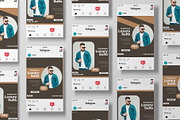 Fasion Instagram Post Template pack, a Social Media Template by BilalGfx (Thumbnail 1 of 2)