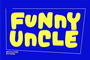 Funny Uncle Display Font