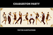 It's Charleston party time!, a Person Illustration by La Inspiratriz (Thumbnail 1 of 3)