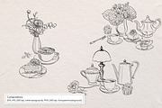 The Dessert corner. Vector art, a Food Illustration by Nadia Murash (Thumbnail 5 of 7)