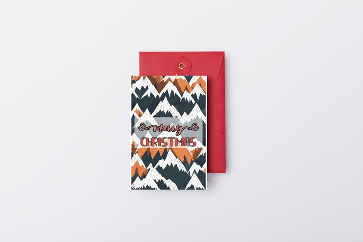 Christmas Card Design Bundle 3, a Card Template by Jay Major Designs (Photo 4 of 10)
