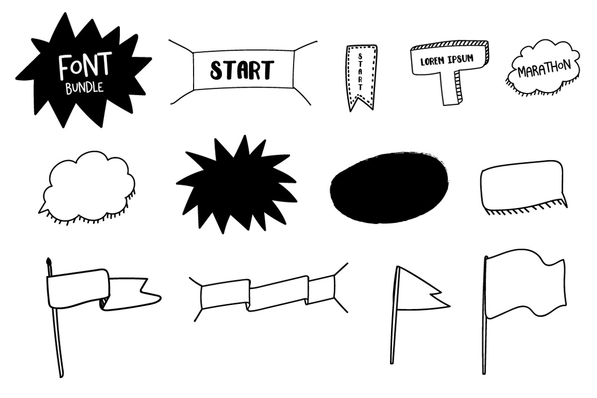 Hand Doodle and Kids Fonts preview 4