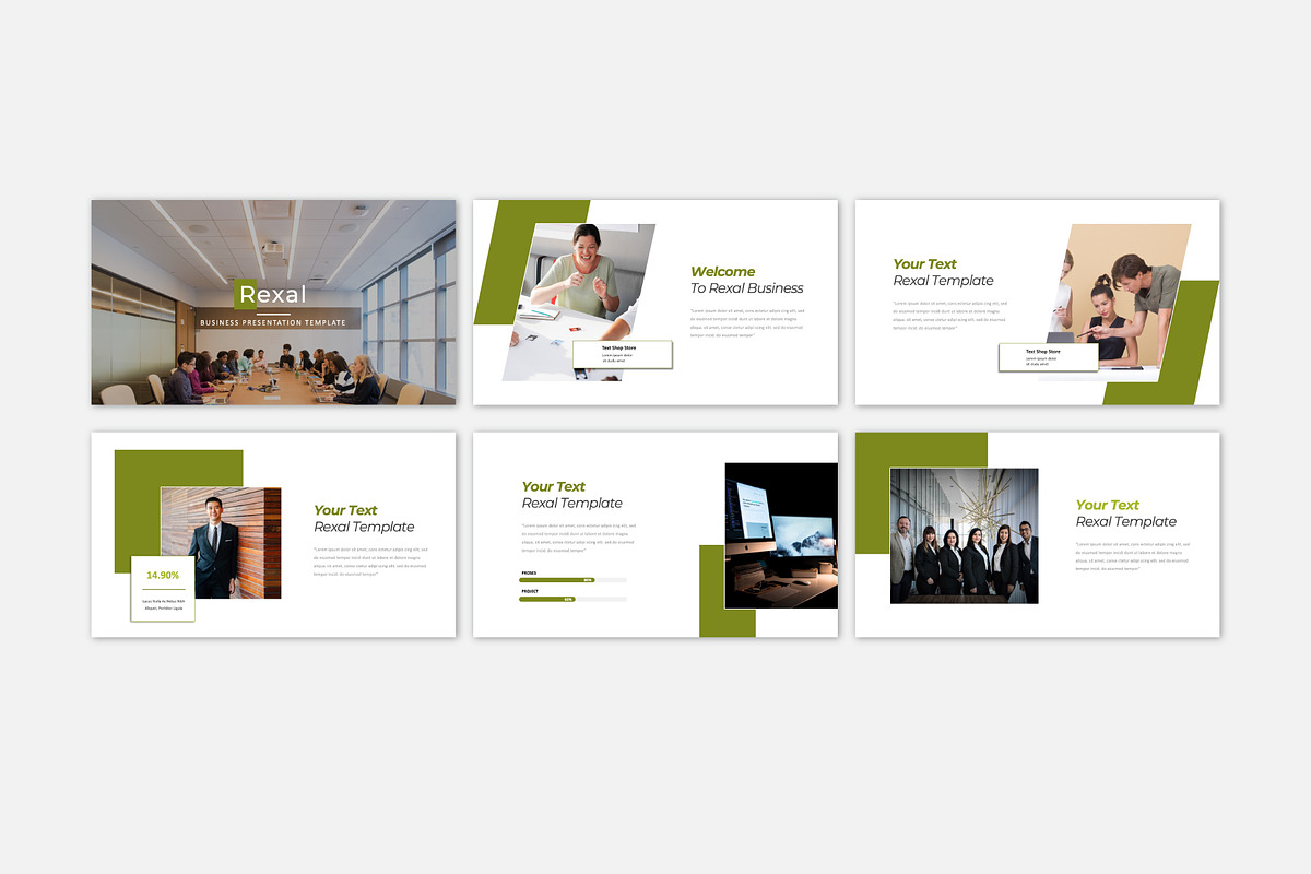 Rexal Business Keynote Template, a Presentation Template by Fortyone (Photo 3 of 5)