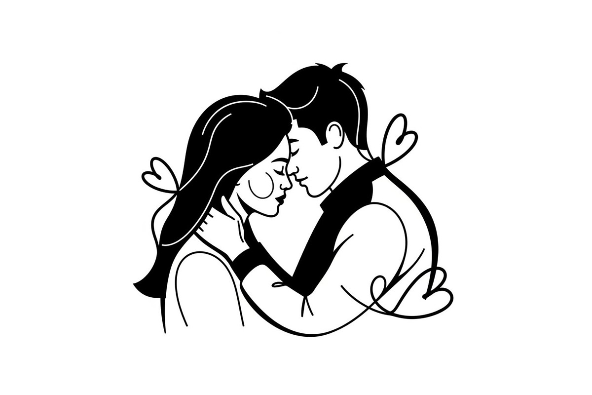 Couple Love Silhouette Bundle, an Illustration by jahid234 (Photo 30 of 48)